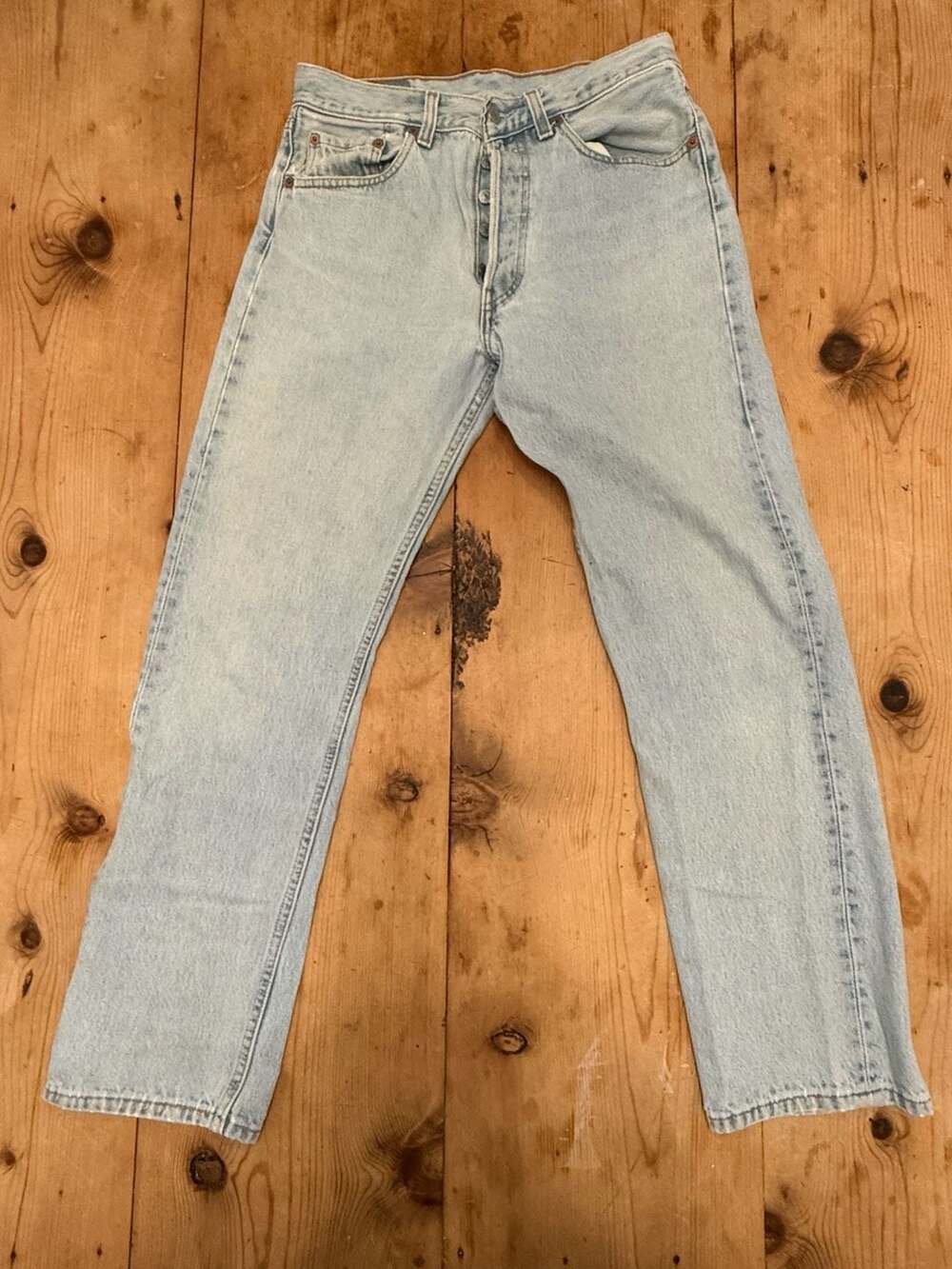 Vintage 1998 Levi's 501 Made in USA Light Wash Jeans - Size W31 L30